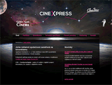 Tablet Screenshot of cinexpress.cz